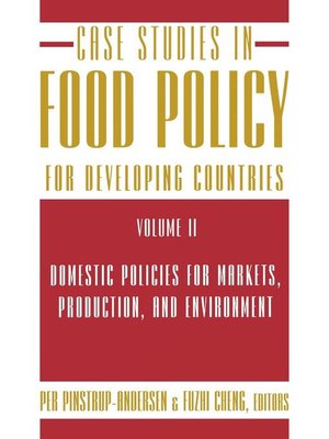 cover image of Case Studies in Food Policy for Developing Countries